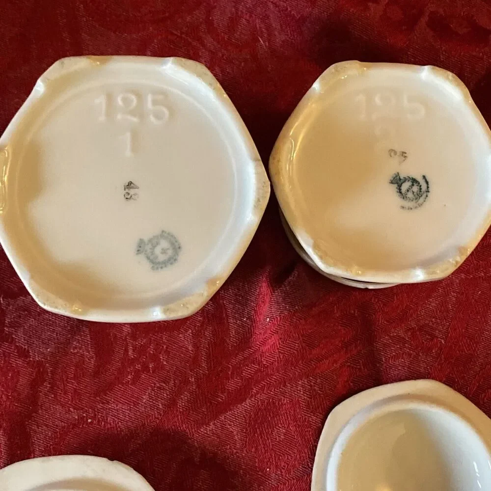 2 Vintage Porcelain Dresser jars